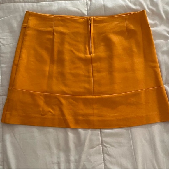 ASOS Mustard Yellow Miniskirt with Pockets - Picture 3 of 3